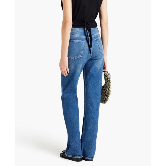 Frame Denim Blue Straight Leg Jeans - Picture 2 of 7